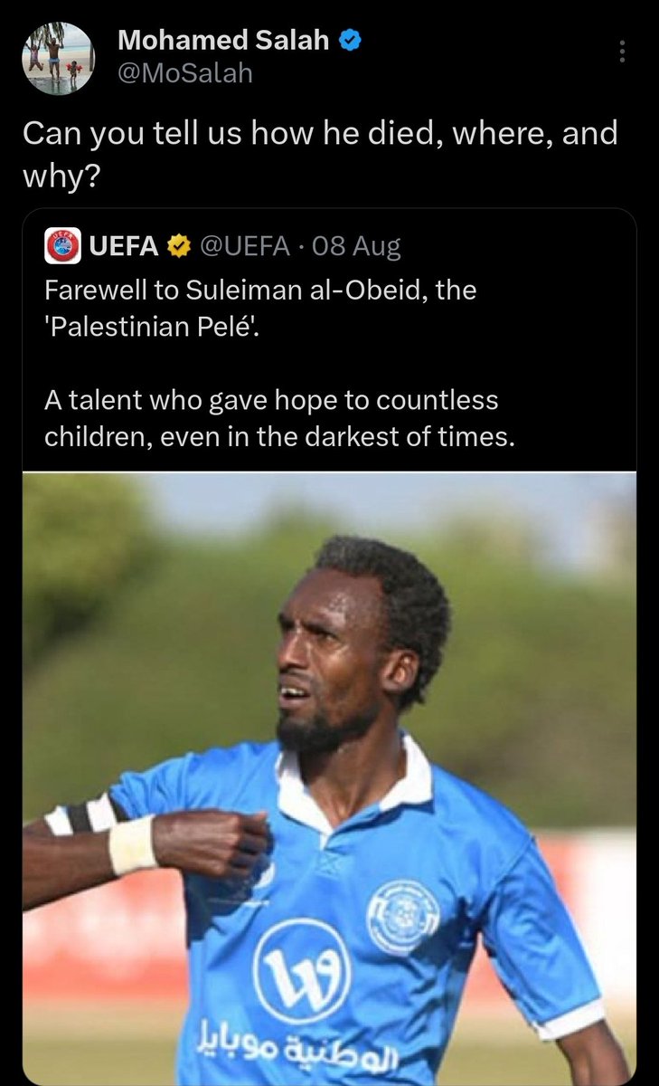 I just knew they were going to target Salah after this tweet and