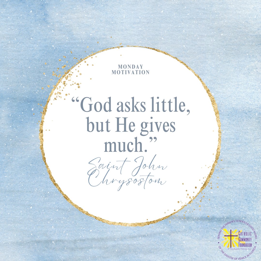 Catholic Community Foundation of SWFL (@catholicswfl) on Twitter photo 
