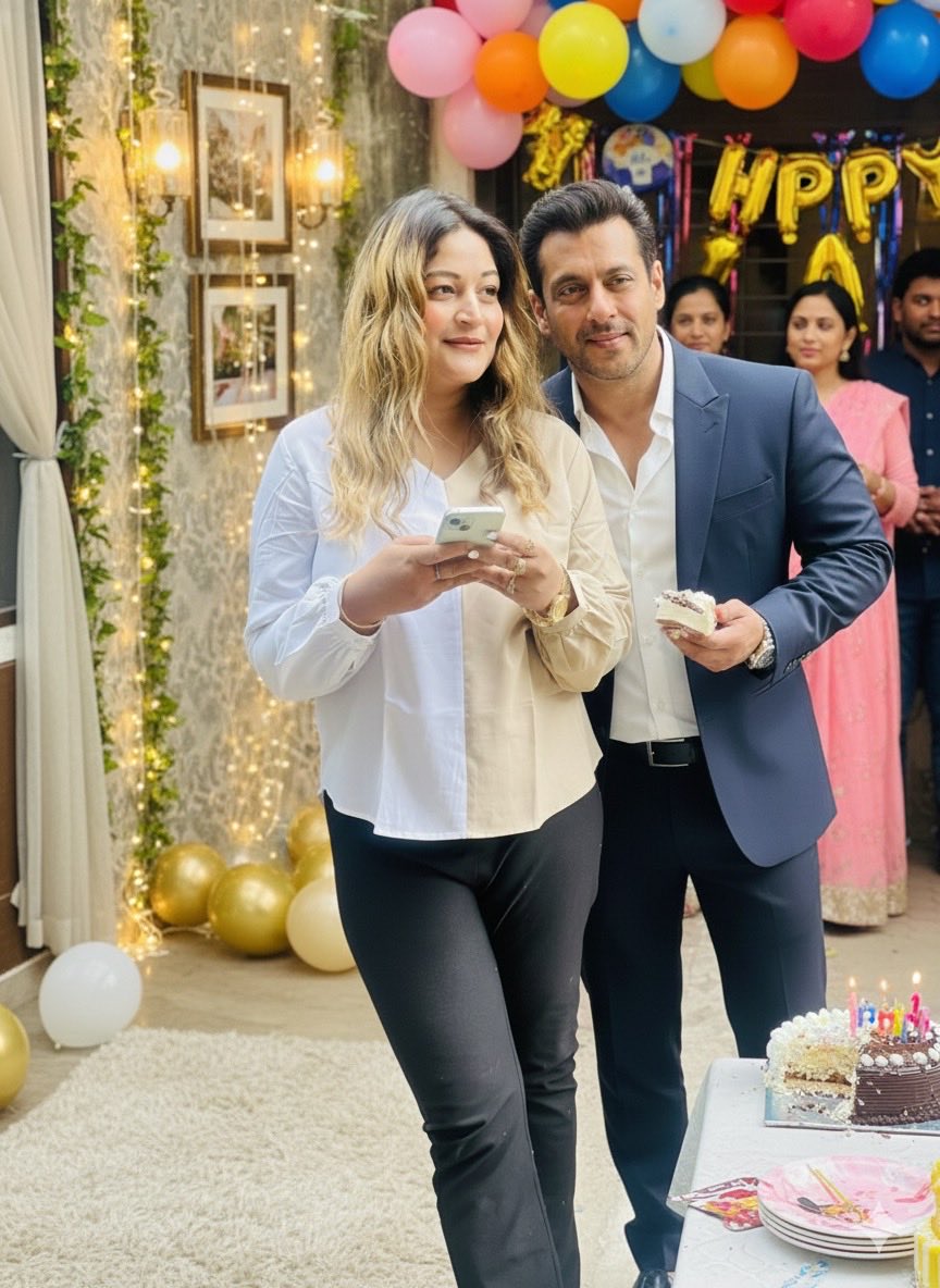 AnchorYashi's tweet photo. Happy birthday Salman khan not real picture but this is dream @BeingSalmanKhan love you loads तुम जियो हज़ारो साल https://t.co/FOb4ygWQGu