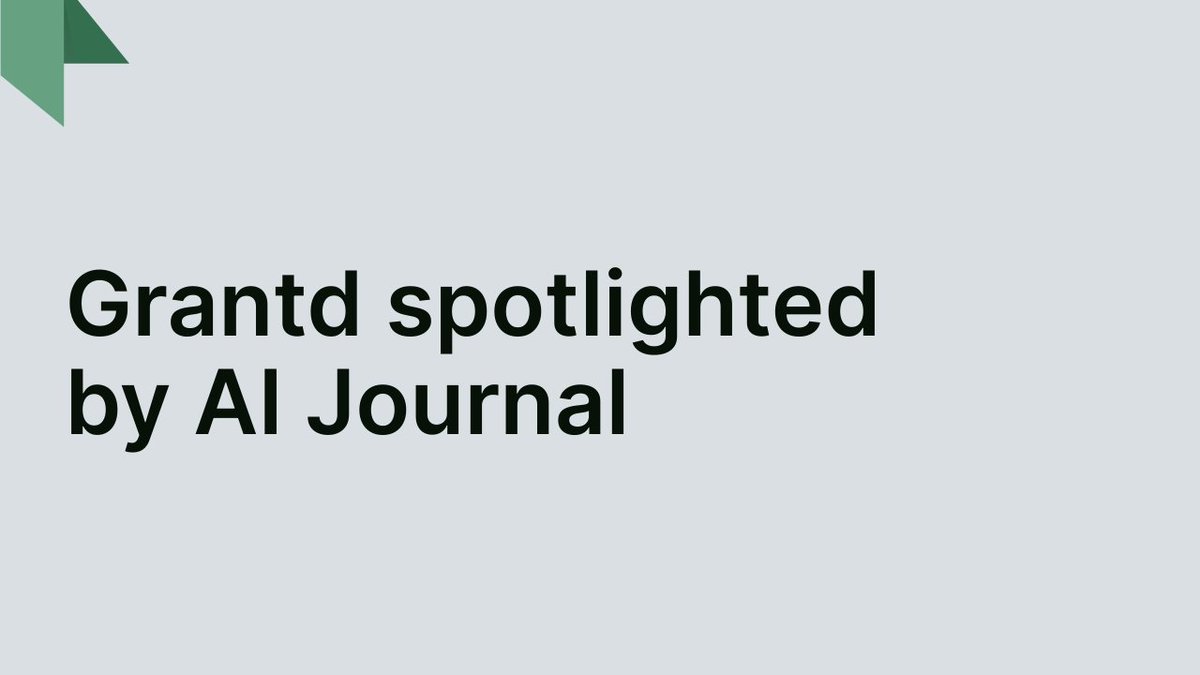 GrantdEquity's tweet photo. Grantdβs platform launch was featured in AI Journal, highlighting how AI is transforming equity compensation advice for financial advisors.
Read the full article. https://t.co/0E01cSxdpv
#AIJournal #Grantd #PlatformLaunch #AIinFinance #FinTech #WealthTech https://t.co/E5PE16Dmid