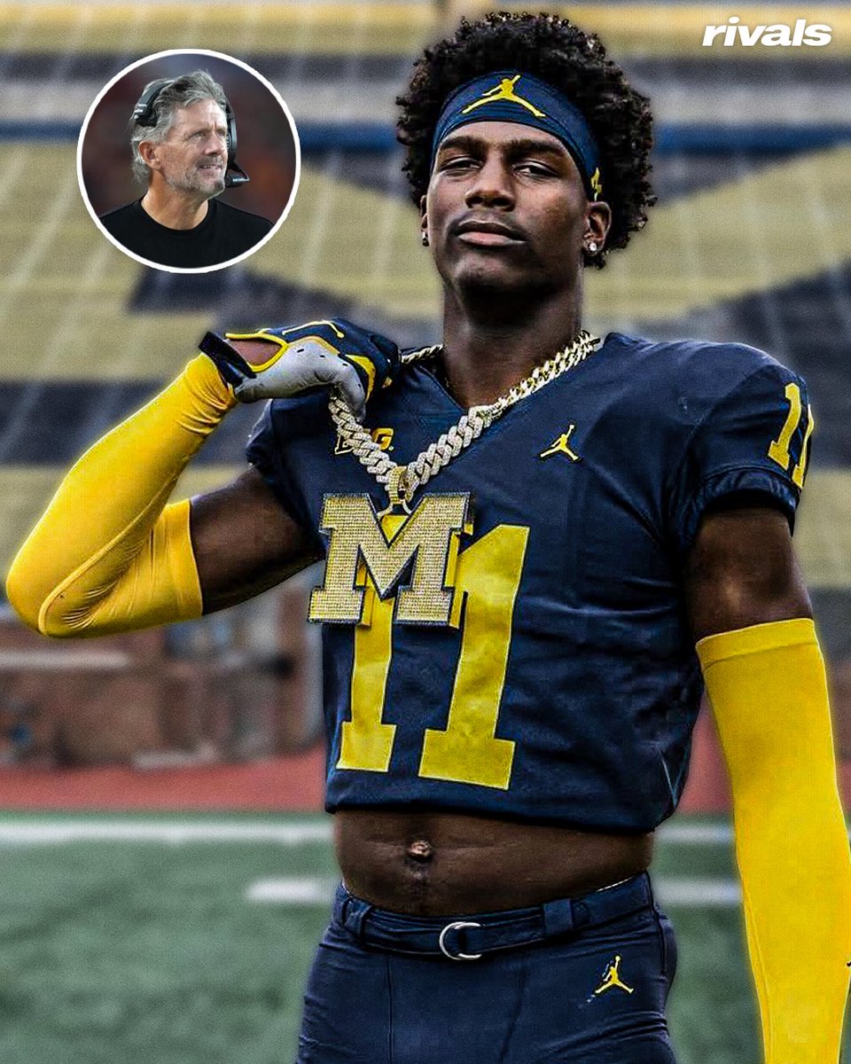 Rivals's tweet image. NEW: Michigan Five-Star Plus+ EDGE signee Carter Meadows reacts to Michigan hiring Utah’s Kyle Whittingham, via @SWiltfong_:

“I’m feeling good. It was a long process. We waited for the outcome and based off what I know about coach Whittingham, I’m confident.”

Read:…