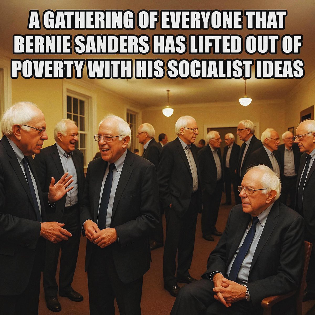 GaltRand13's tweet image. Capitalism grows the GDP pizza pie so everybody's slices get bigger. Communists Like Bernie like to eat the goose that lays the golden eggs because they aren't always in control of who gets the golden eggs. One promise Communists always fulfill is that of "equality." They make…