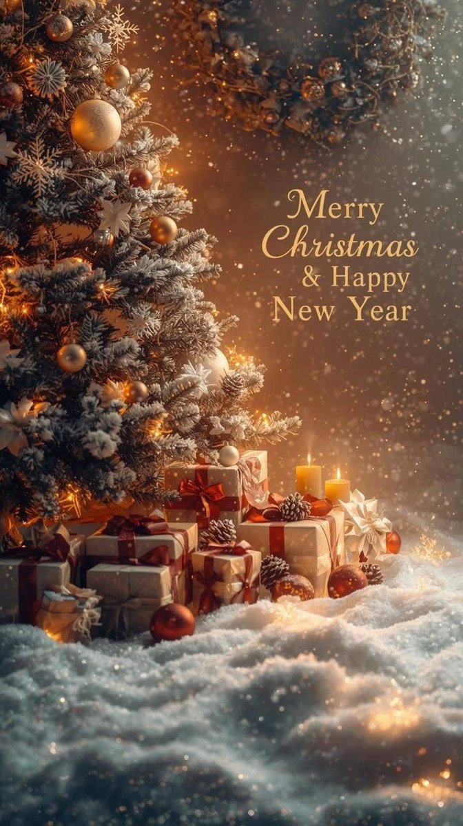 May the light of Christmas shine in our heart and guide us towards a New Year filled with love and happiness .
Merry Christmas and Happy New Year !