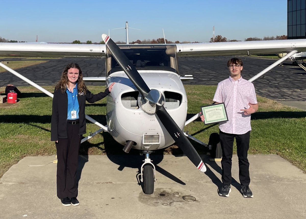 Congrats to <a href="/ucclermont/">UC Clermont College</a> aviator Justin Williams for adding an Instrument Rating to his pilot certificate on November 17, 2025. <a href="/Prez_Pinto/">Neville G. Pinto</a> <a href="/UCClermontDean/">Jeff Bauer</a> #InstrumentRating