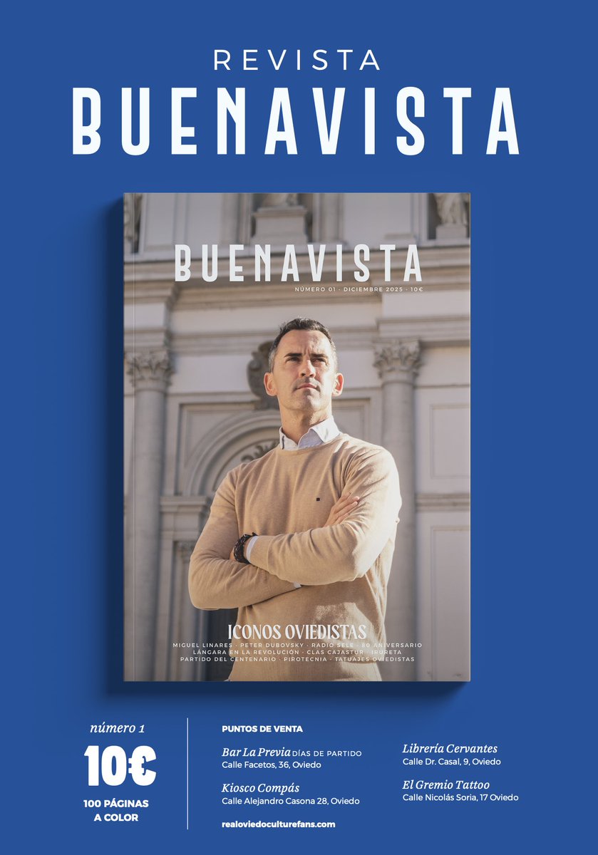 ROCultureFans's tweet image. REVISTA BUENAVISTA

¡YA A LA VENTA!

DISPONIBLE MAÑANA EN LA FIRMA DE AUTOGRAFOS Y EN EL PARTIDO DE LEYENDAS

PURA NOSTALGIA OVIEDISTA
PURA CULTURA OVIEDISTA