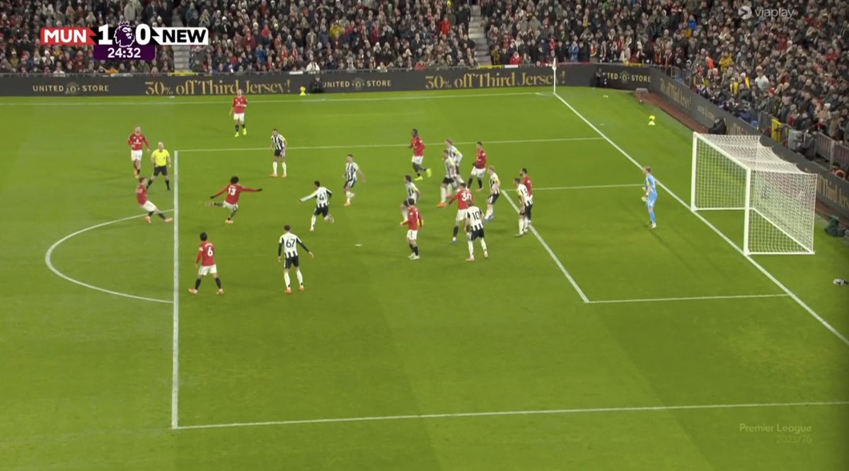 TouchlineX's tweet image. 📸 - IS IT PAUL SCHOLES? IS IT STEVEN GERRARD? IS IT FRANK LAMPARD?

NO, IT'S PATRICK DORGU WITH THE VOLLEY!