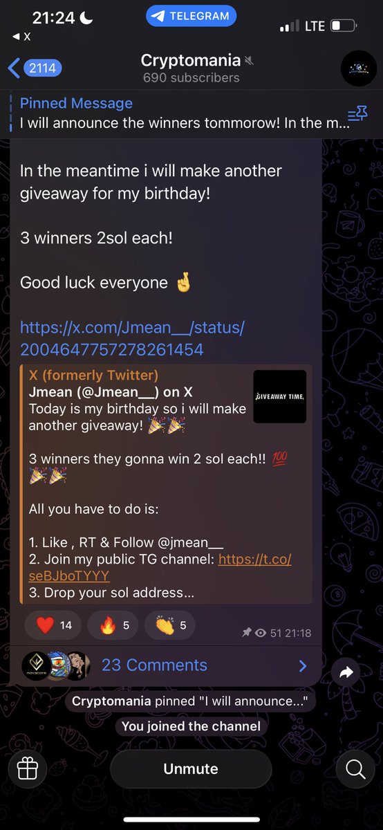0x_Ne0's tweet photo. @Jmean__ @solana All task done✅
In desperate need for a last minute win.
The year didn’t pan out the way I wanted so this would go a long way.

8BypMp6mm6fNkHwsxSggjUfSPdJzSCF9uZLCuLq4R5vy https://t.co/gEI6lBiES0