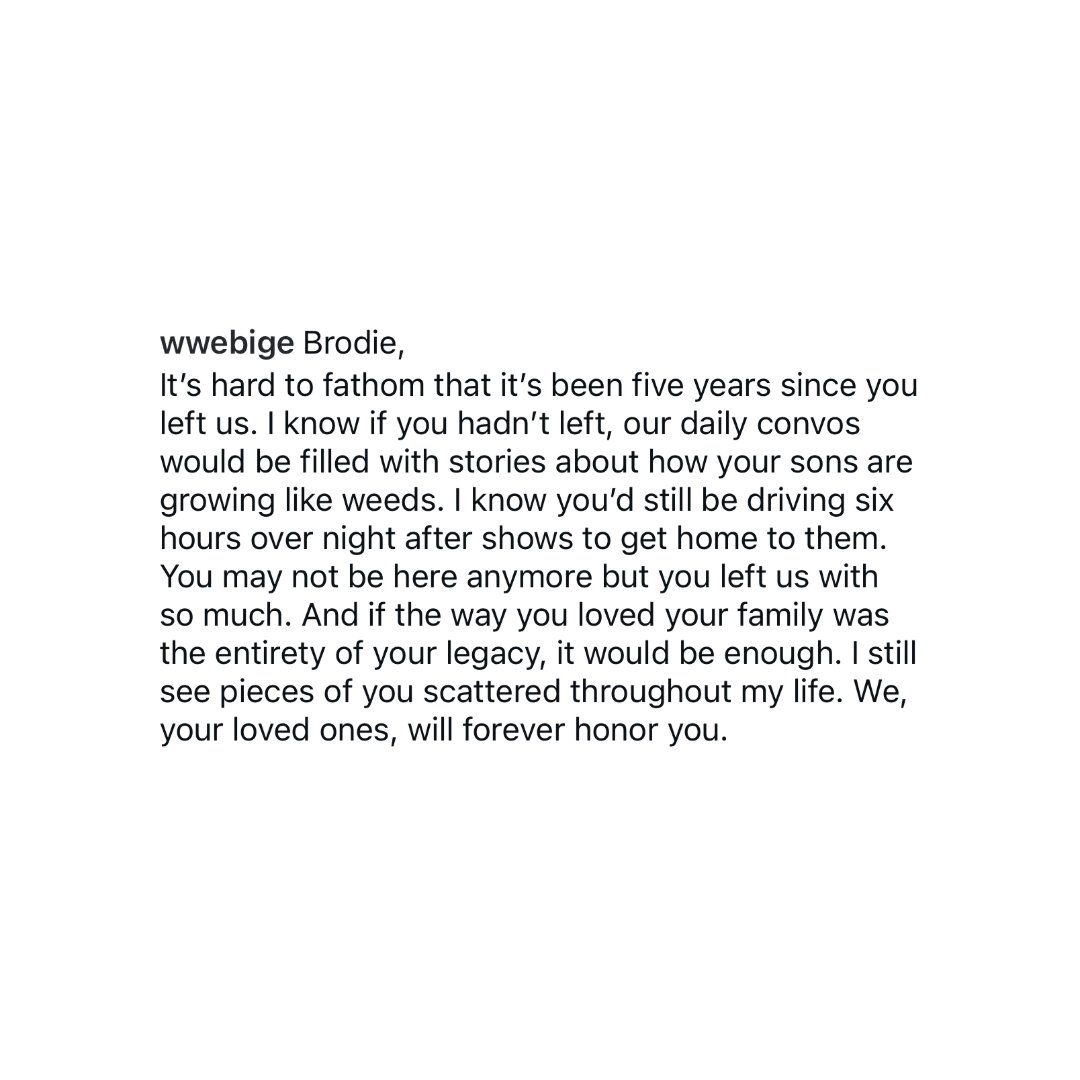 WrestlingWCC's tweet image. Big E pays tribute to Brodie Lee ♥️