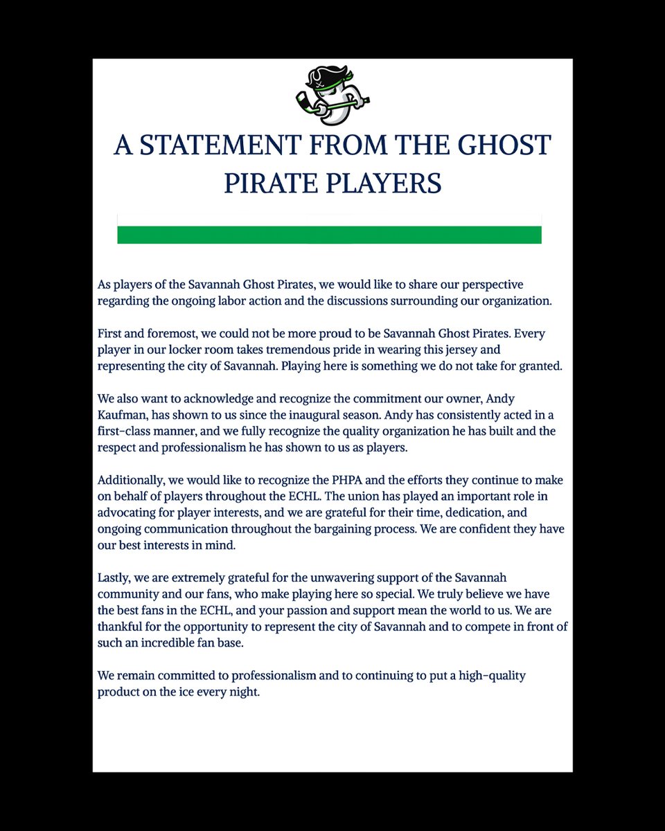 Savannah Ghost Pirates tweet media