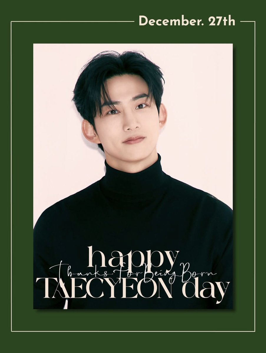 special_yk_'s tweet photo. 大好きなテギョン💚お誕生日おめでとう💚
これからも活躍を楽しみにしています！
たくさんの作品に出会えますように🥰
(ソウルメイトは…？)
#テギョン #taecyeon
#HAPPYDAY_OKTAECYEON
#온세상다가진미남옥택연최고
@taeccool https://t.co/YgHMHRNWHh