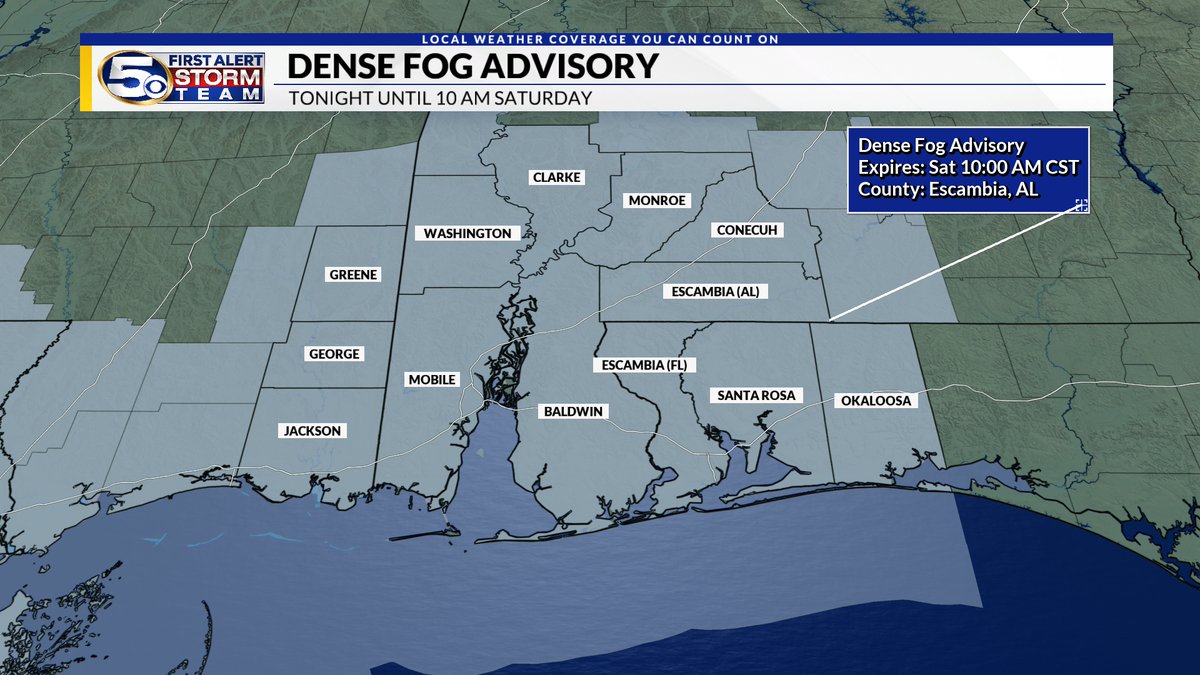This weekend above average temperatures are counting only for a little while longer. Next week colder weather makes a return. Also, fog will reduce visibility for a few more nights.