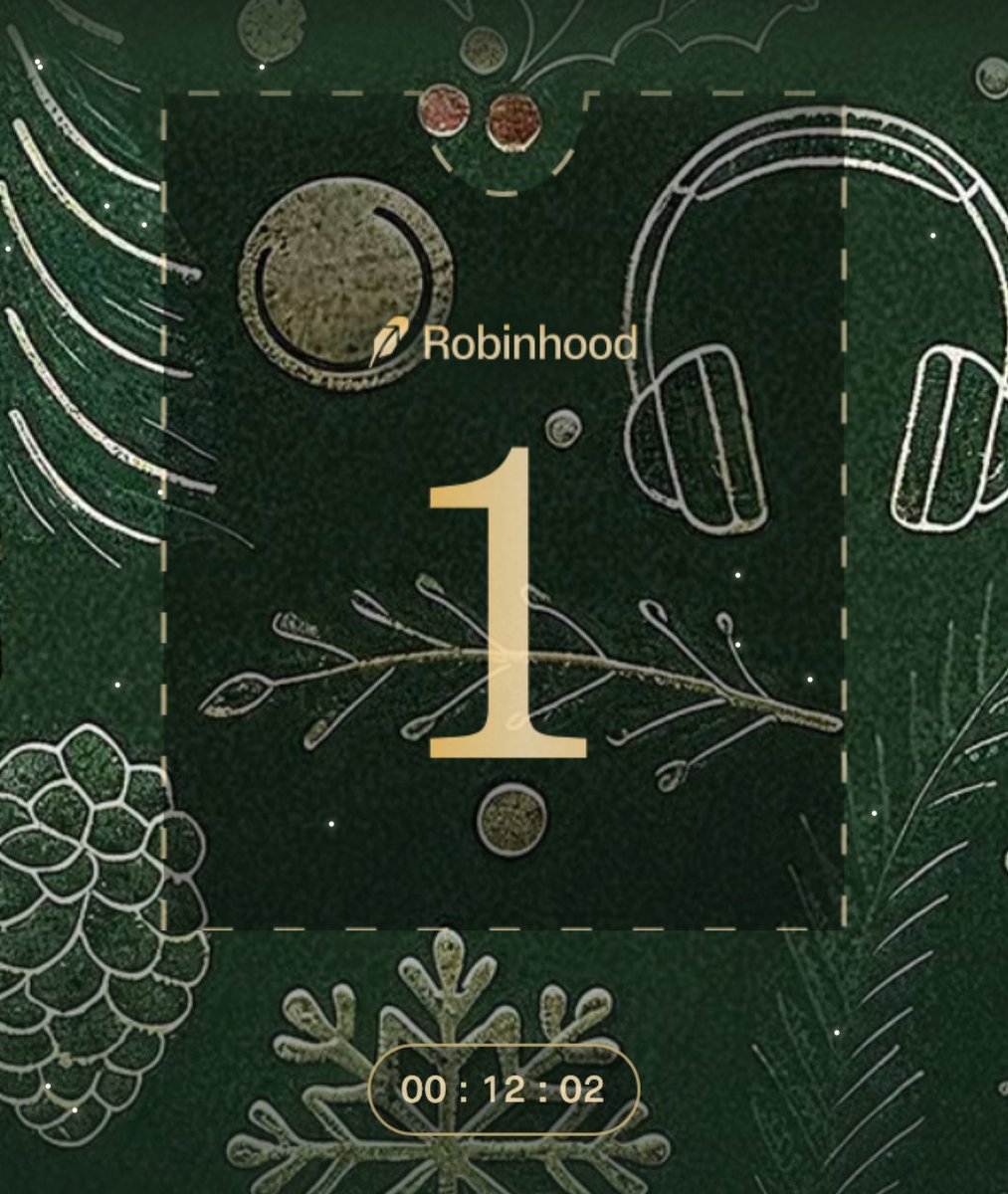 🔵MARKETEVANS: Inizio dell'evento festivo di Robinhood ($HOOD) tra 12 minuti