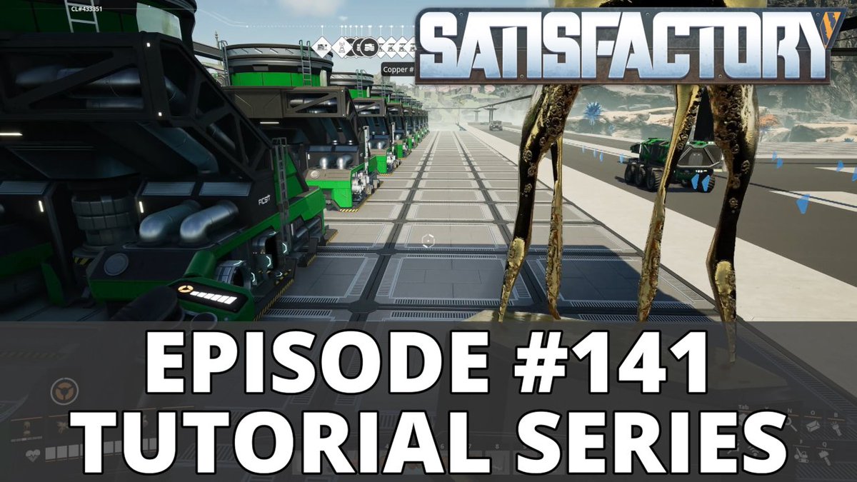 It's time to unlock Control Systems Development in Episode 141, which gives us the blender which means it's time to make a blender blueprint and start work on a Battery factory, come check it out over here on YouTube: youtu.be/_t0LzrvwUMY #Satisfactory <a href="/SatisfactoryAF/">Satisfactory</a>