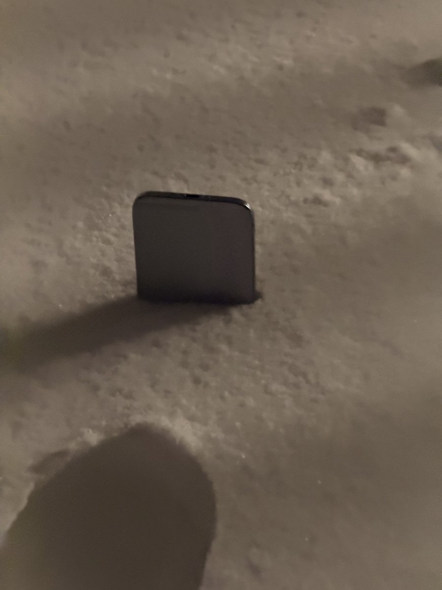 mweinbach's tweet image. So far we’re at about half an iPhone Air worth of snow