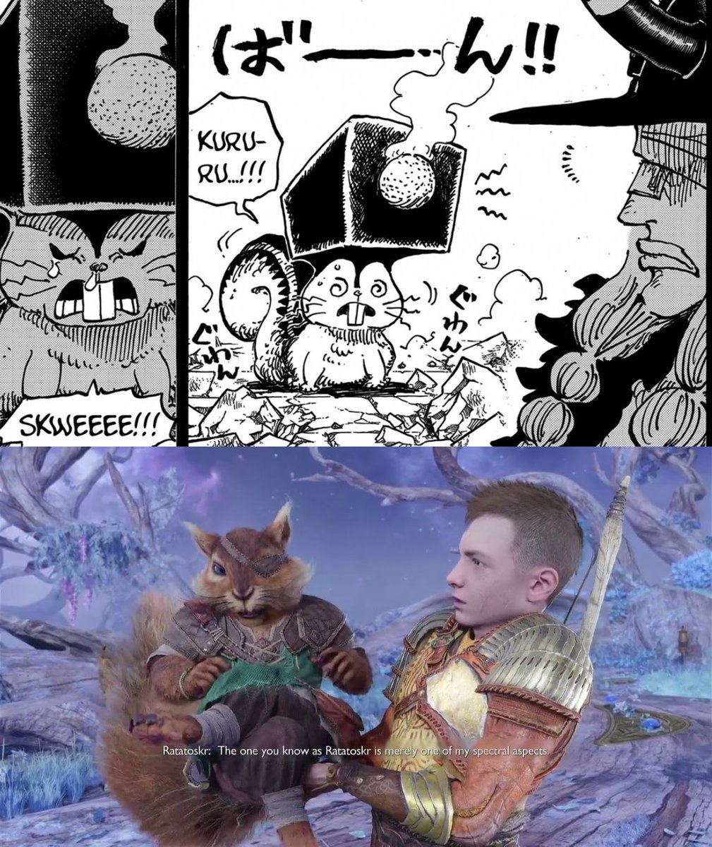 #ONEPIECE1170

Oda must’ve been playing God of War: Ragnarok while making the Elbaph Arc 😂