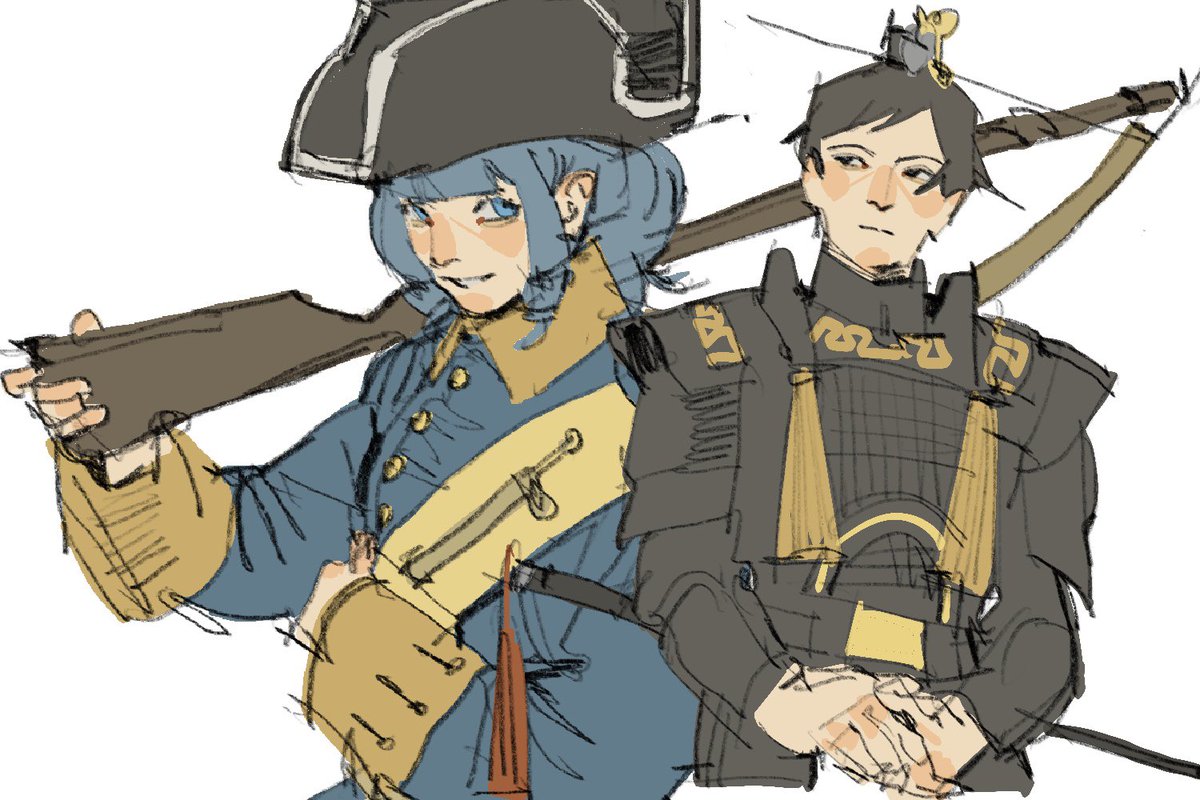 Drawing friends’ oc in military uniform (pt. 2)