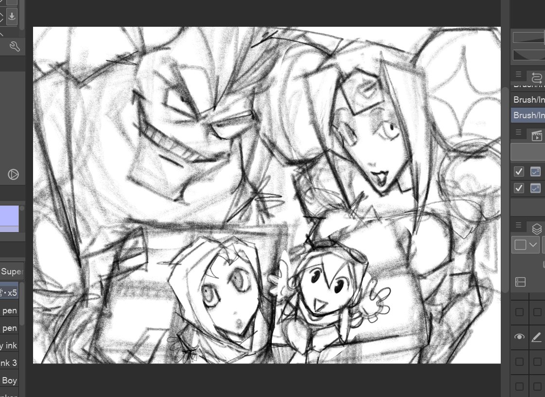 Soy_ette01's tweet image. redrawing that glitch holiday thing with all the other glitch characters