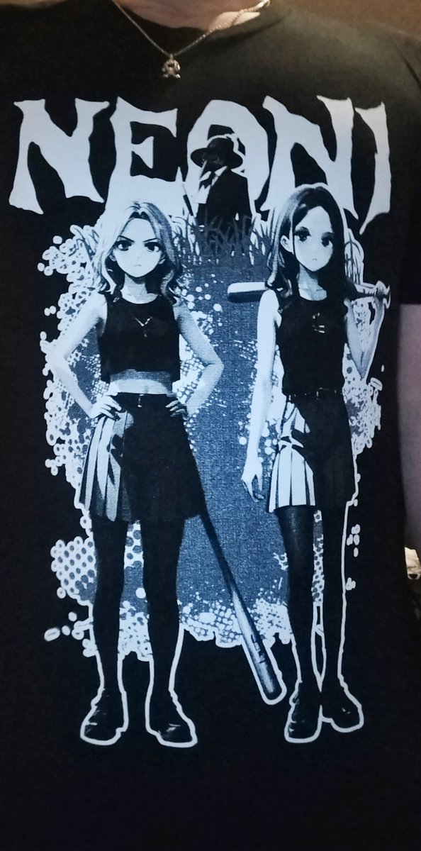 HorrorAddictsTV's tweet image. Shirt 451: Neoni
Anime style 🖤🤘🎶
#Neoni @WeAreNeoni