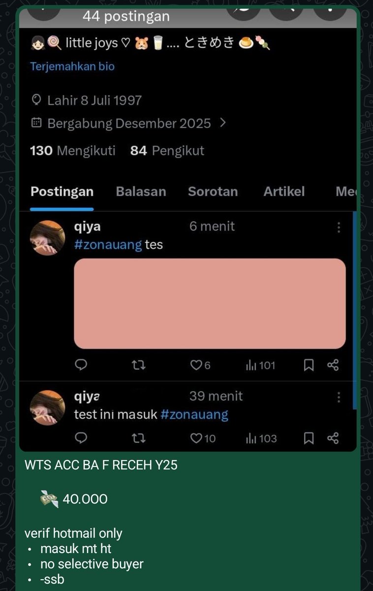 Ashe • WhatsApp only tweet media