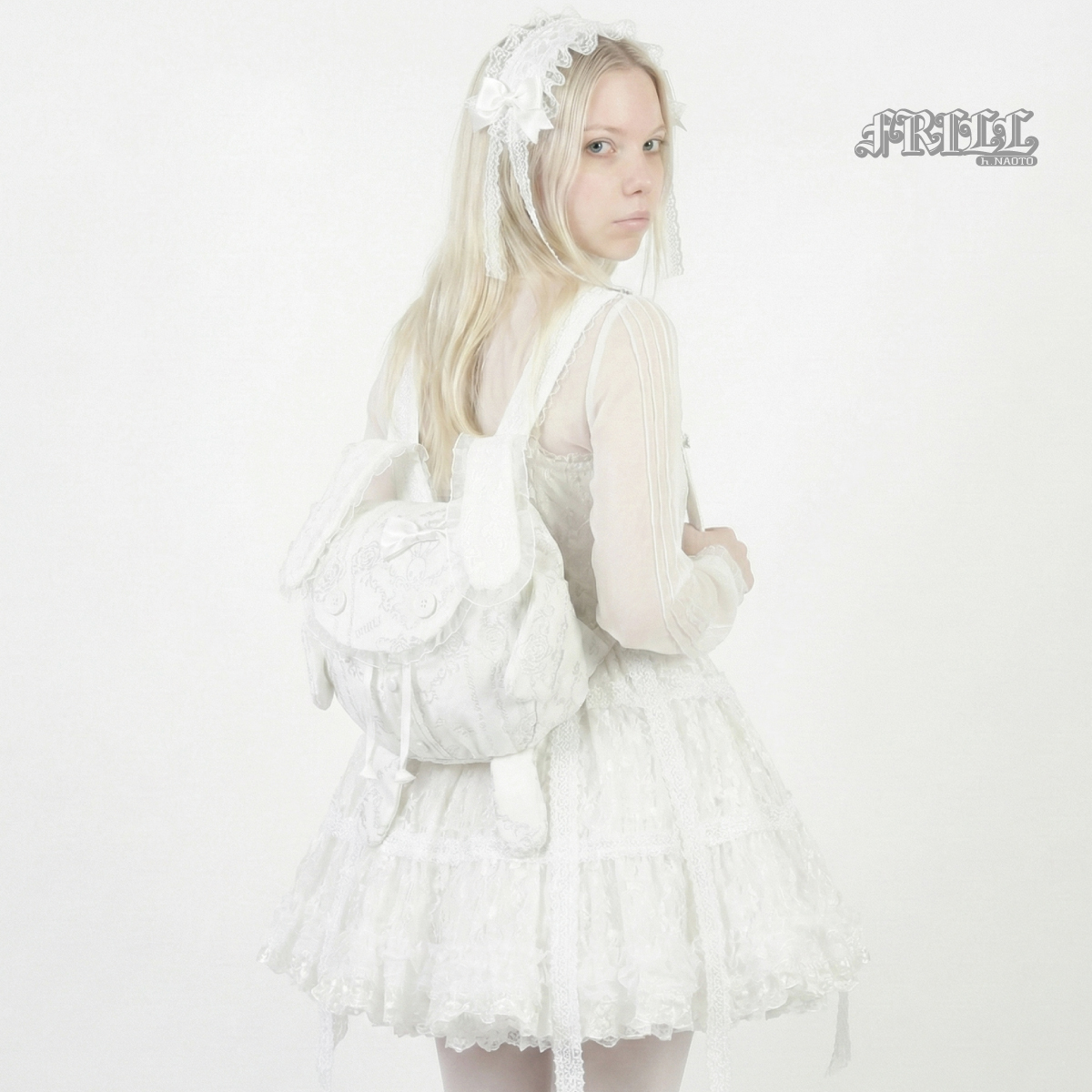 Lovely Bunny Frill Backpack】🐰 in Stock h.NAOTO FRILLの大人気