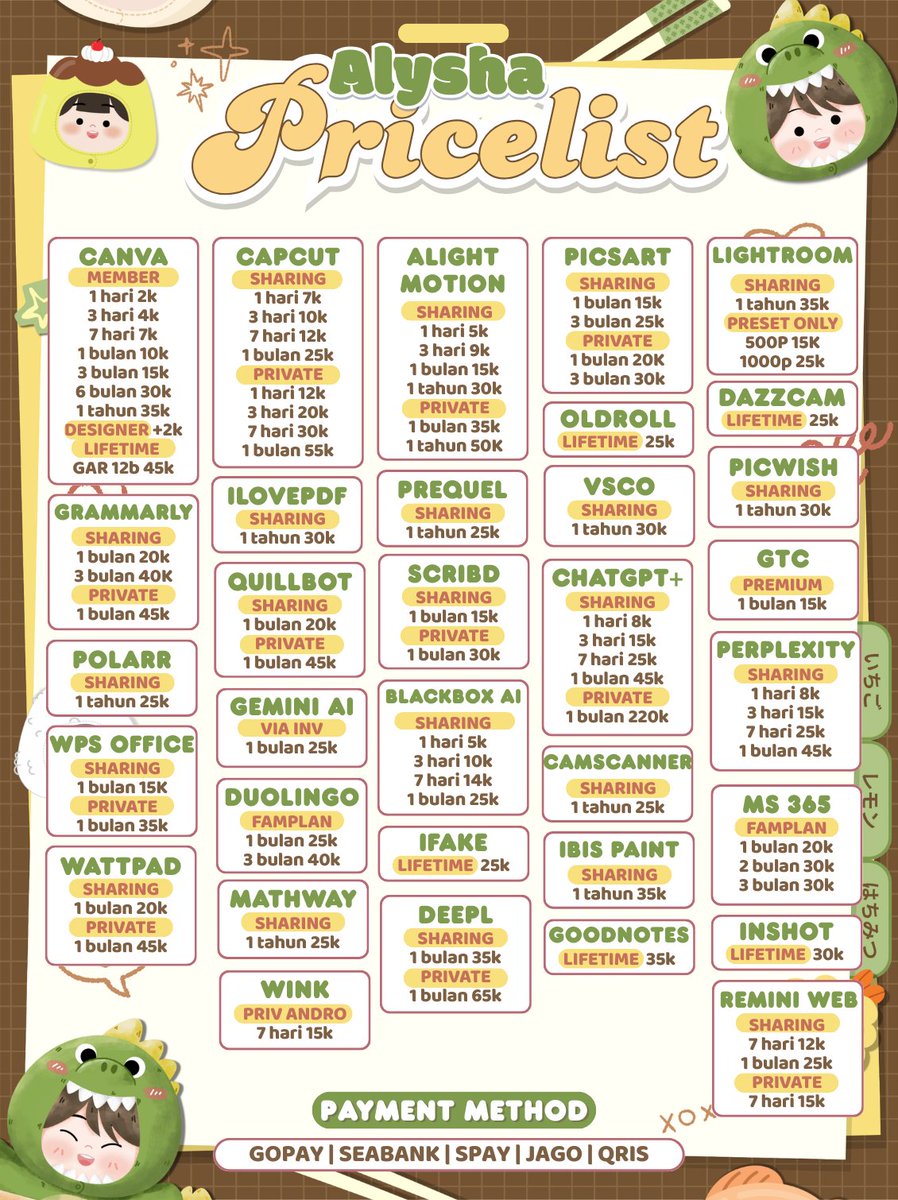 miumca's tweet image. Ke: tiny.cc/wa-alysha