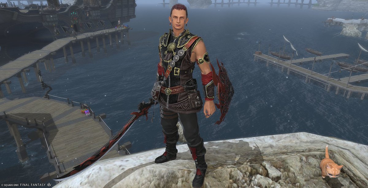 SrinityFF's tweet image. Spent most of the afternoon figuring out new glams for Ywain that fit my idea of his character. Took a pic of his paladin glam and the game crashed so I decided I was done for the night. 😂
#Hyur #Midlander #FFXIV