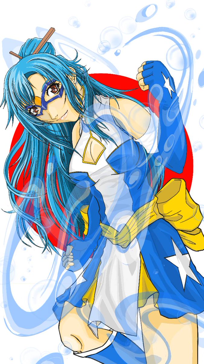 仮面アメリカ　誉先生　原画 999cc ありがとう！仮面アメリカの楽しい絵を描いてくださる素晴らしい