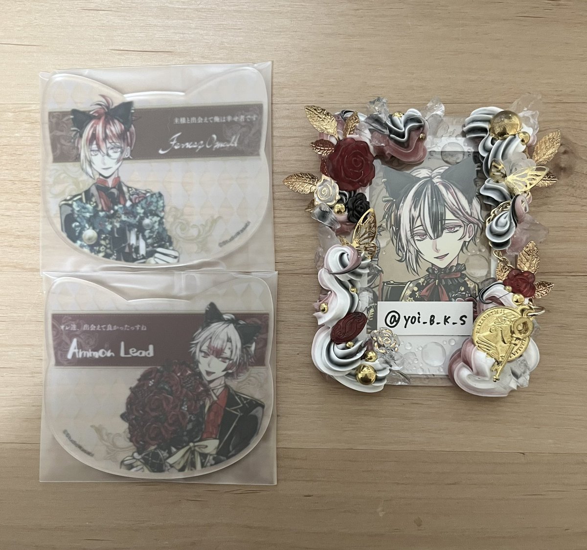 交換】悪魔執事と黒い猫 あくねこ ナンジャタウン ねこ型アクリル