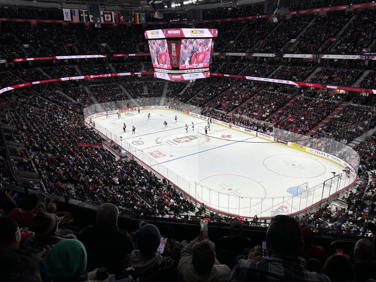 mostgallant's tweet image. Latvia vs USA group play last year for an afternoon game drew a bigger crowd in suburban Ottawa than the great state of hockey could supporting the home team…