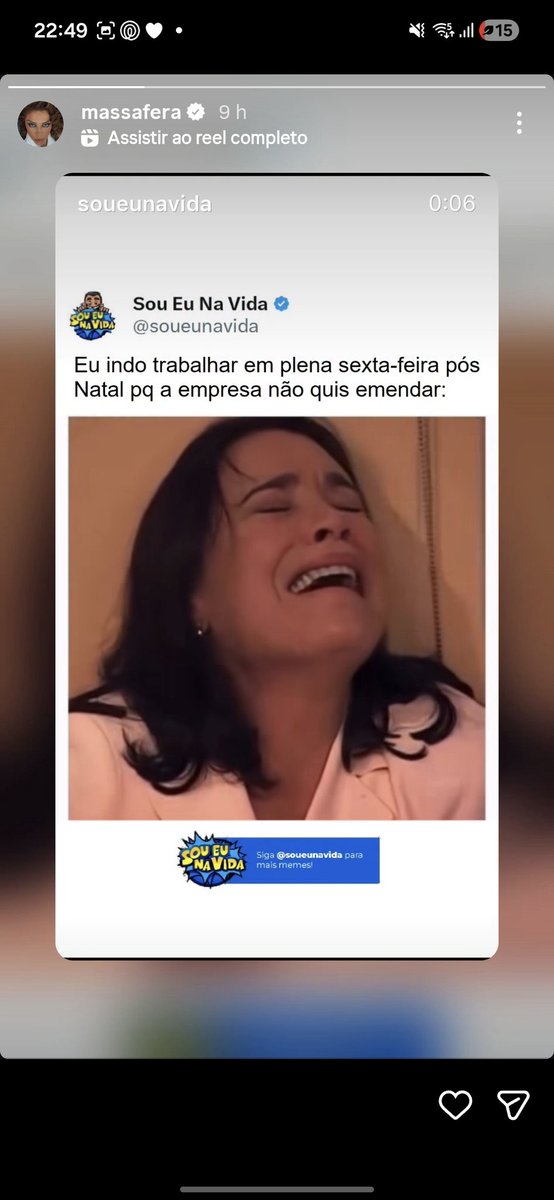 soniashide's tweet image. passando mal