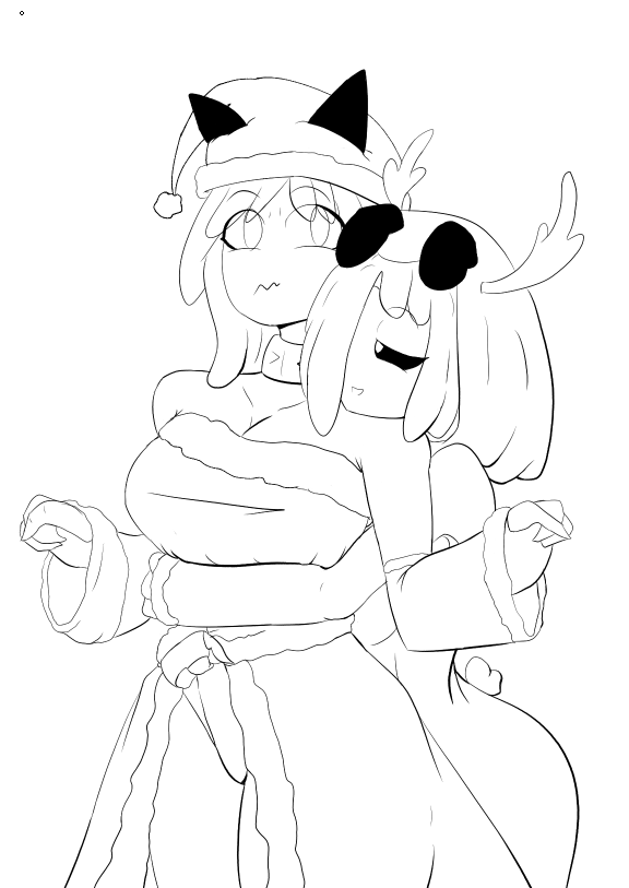 Wip: XMAS
#Lineart #sketcart #ocart #yuri #ocs #grilleca