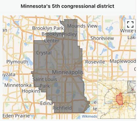 C_3C_3's tweet image. Ilhan Omar represents Minnesota’s 5th Congressional District.

This covers Minneapolis where the majority of Somali fraud is being exposed.

It’s a tight knit community of Somalians.

It is an almost 💯 certainty that she knows exactly what is going on if not involved herself.