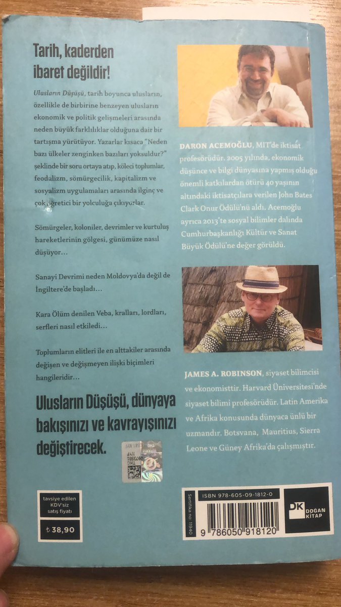 Günümüzün zengin ülkeleri 19. yüzyılda başlayan sanayileşme sürecini ve teknolojik değişimi benimseyenlerdir, fakir olanları da benimsemeyenlerdir. Ülkelerin Ekonomik ve Siyasal başarısızlıklarının çaresi, sömürücü kurumların kapsayıcı kurumları dönüştürmeleridir.