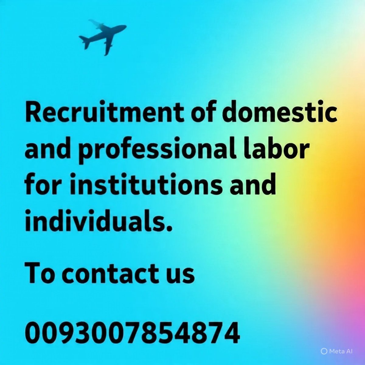 #معك_باللعب
السلام عليكم 
مكتب للاستقدام للعماله كراتشي الباكستان 
كل نوع نحن محترفين عمال موجود إن شأالله 
صاحب المكتب رقم واتساب الاستفسار 
00923007854874