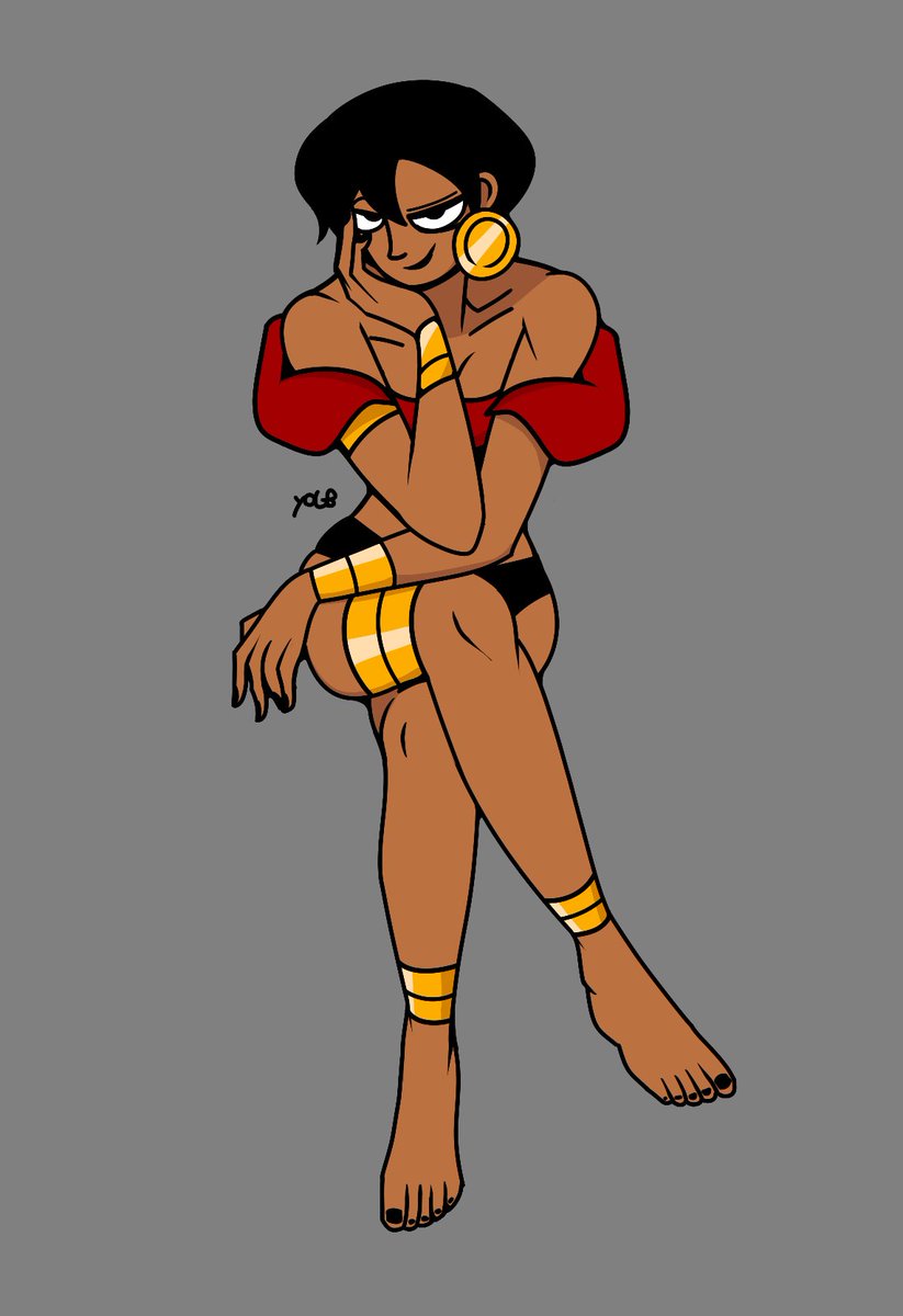 yogb_mate's tweet photo. @gooddraws Has some wonderful characters! Like Pe'le here
I had fun drawing her https://t.co/o205DnIPZ9