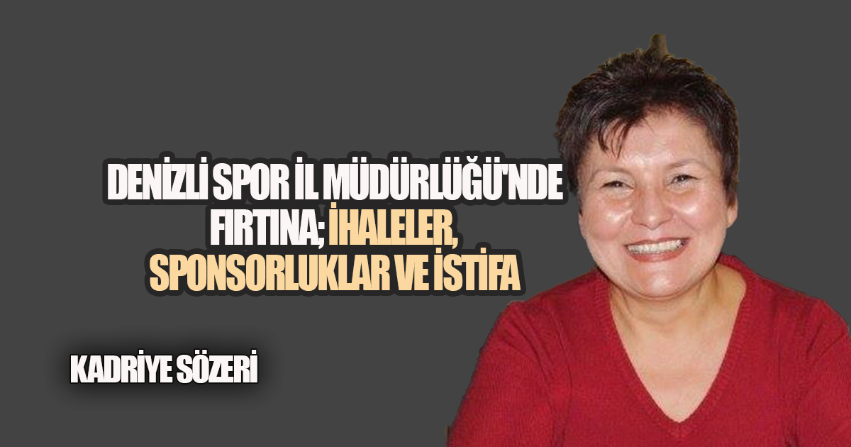 Denizli Gençlik ve Spor’da Gölge Düşüren İddialar ve Ani İstifa
 denizliekspres.com.tr/denizli-gencli… 
<a href="/gencliksporbak/">Gençlik ve Spor Bakanlığı 🇹🇷</a> <a href="/tcbestepe/">T.C. Cumhurbaşkanlığı</a> <a href="/RTErdogan/">Recep Tayyip Erdoğan</a>