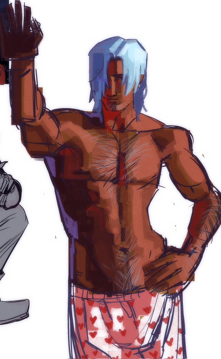 N3LOANGELO's tweet image. holiday gift from me to all of u,, i give u shirtless dante