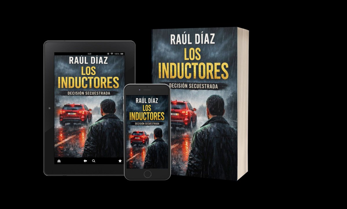 rauldb_escritor's tweet photo. "Los Inductores - Decisión secuestrada" ya disponible en #Amazon

Lanzamiento: 16 de enero de 2026.

Un thriller psicológico donde las decisiones no son tuyas... pero las consecuencias sí.

¿Te atreves a descubrir quién te controla?

#kindle
#thriller

https://t.co/4oNiNy2hqr https://t.co/o6UnPhXI7w