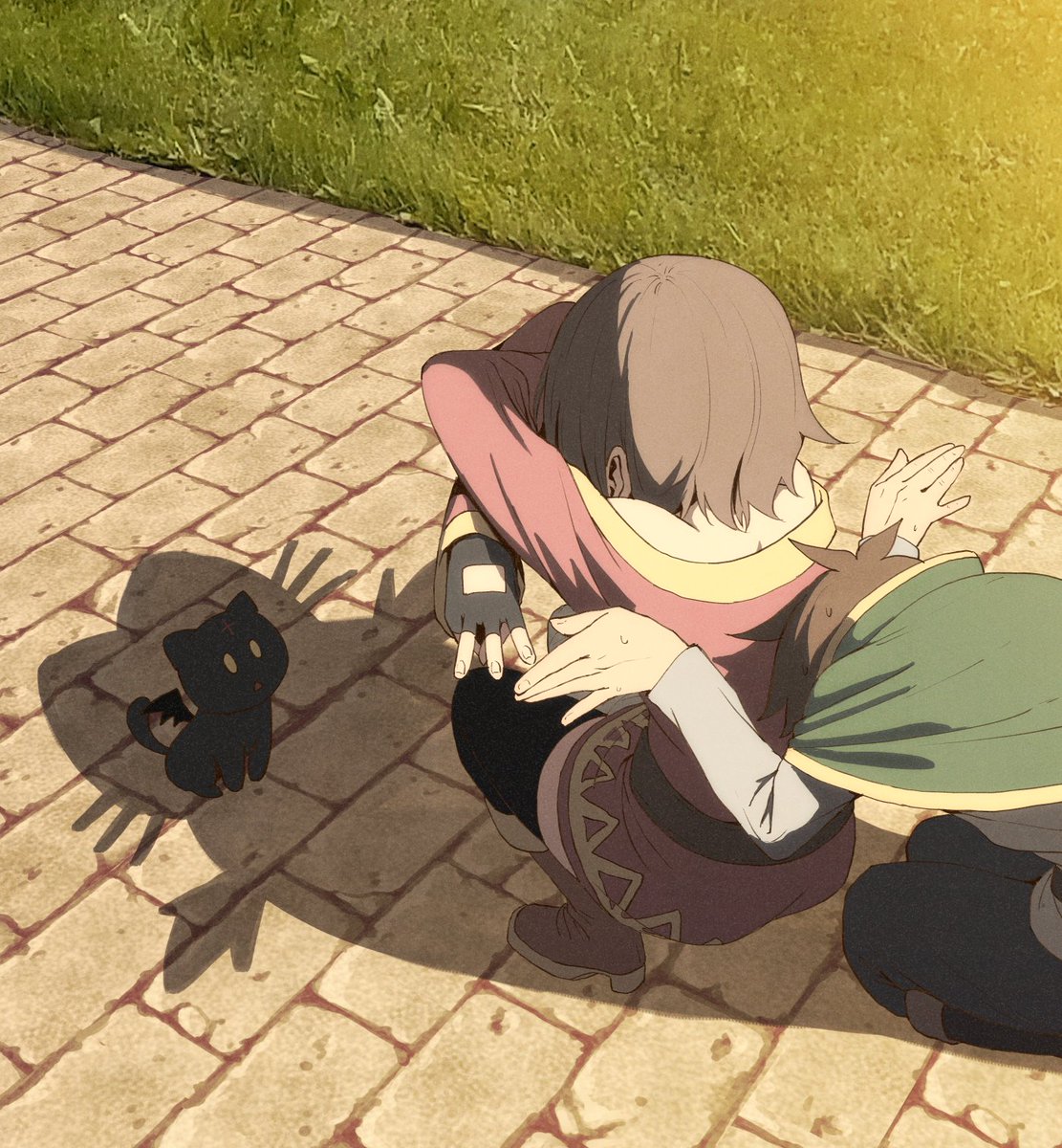 bhive003's tweet image. #今年も残りわずかなので今年一番伸びた絵を貼る 
🐈‍⬛🪽