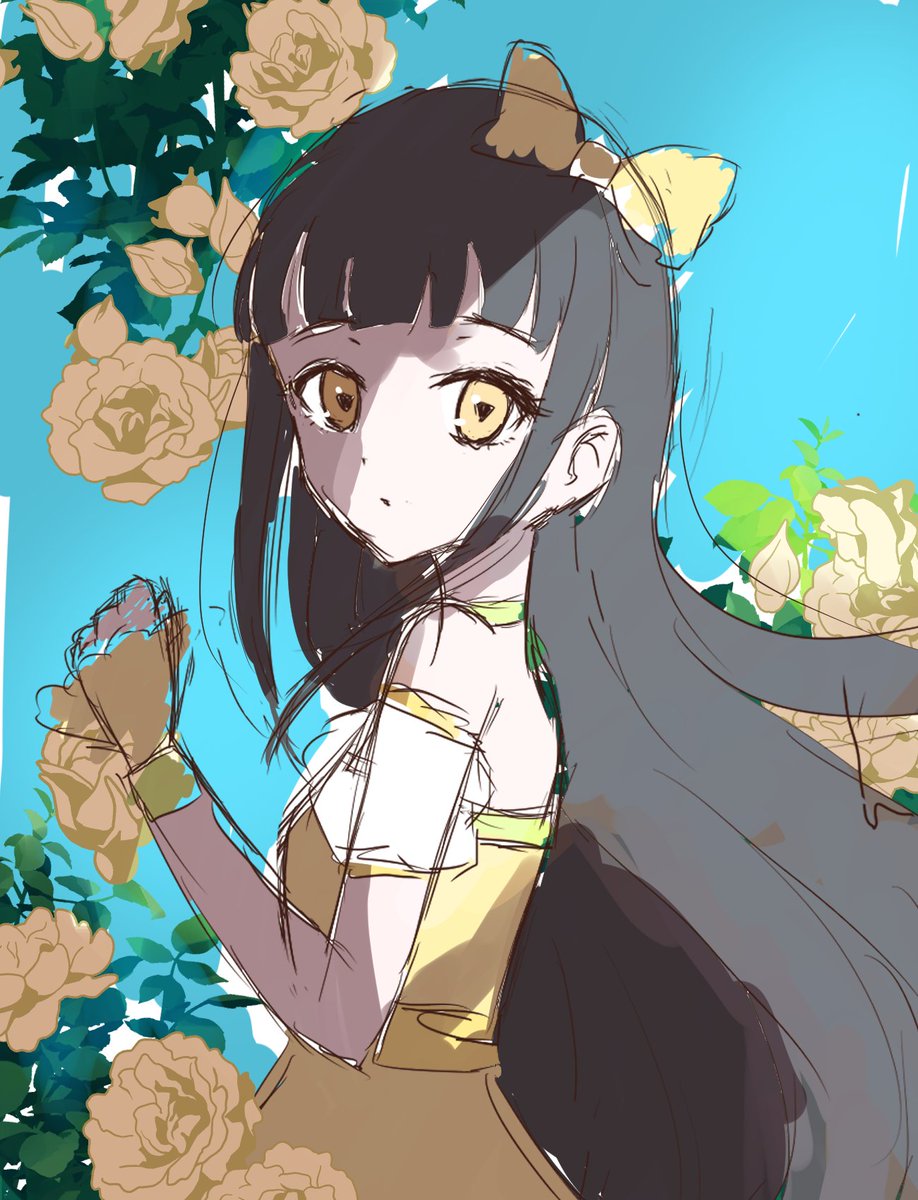 つむぎちゃんラフ！