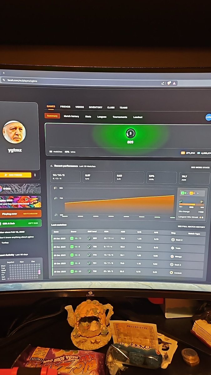 JohnHal0's tweet photo. Queued into a game that had this CLEAR smurf queued with a level 9 @FACEIT_Darwin PLEASE DO SOMETHING ABOUT THIS SHIT BRO https://t.co/I7XGpTtqts