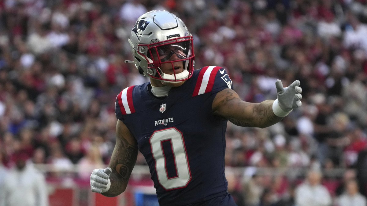LosTalksPats's tweet image. #Patriots CB Christian Gonzalez has allowed just 22 yards after the catch on 12 receptions in man coverage this season (1.8 YAC per reception).

That ranks Gonzalez 4th among all CBs with a minimum of 25 targets 🔒
 
(📊 @NFLPlus)