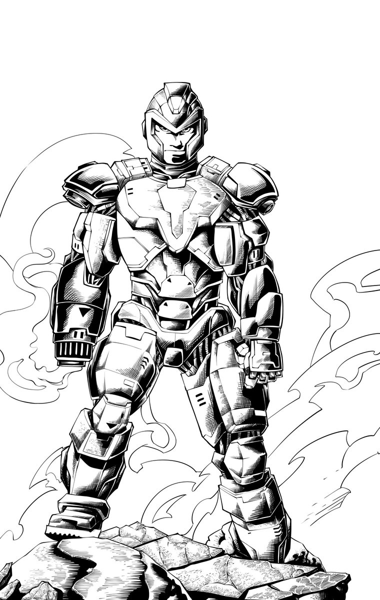 Tried a gritty megaman redesign!