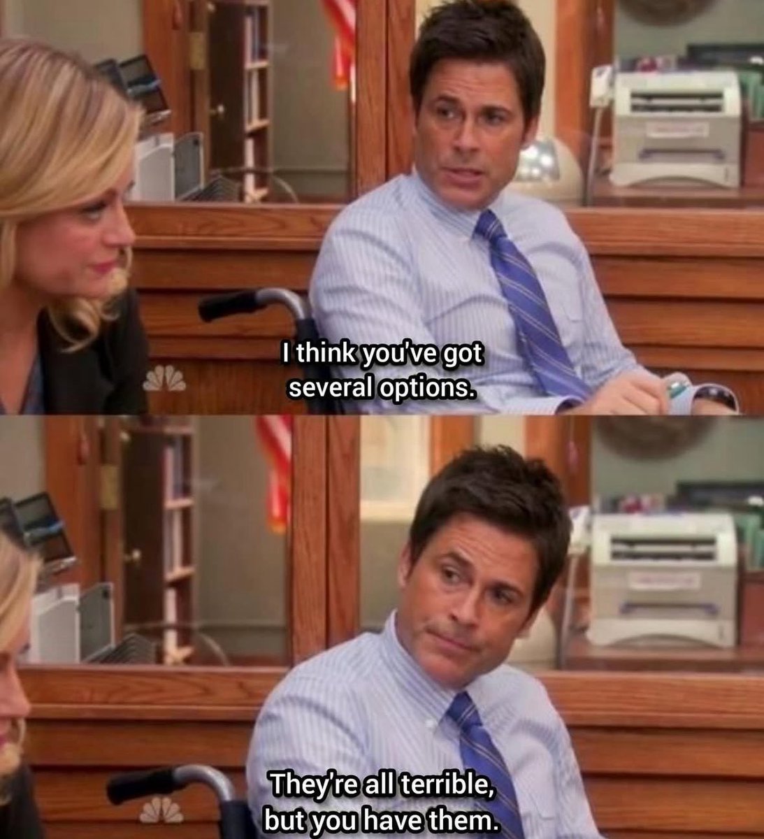 filmbitten's tweet image. my family trying to decide if they want to see song sung blue, the housemaid, or anaconda