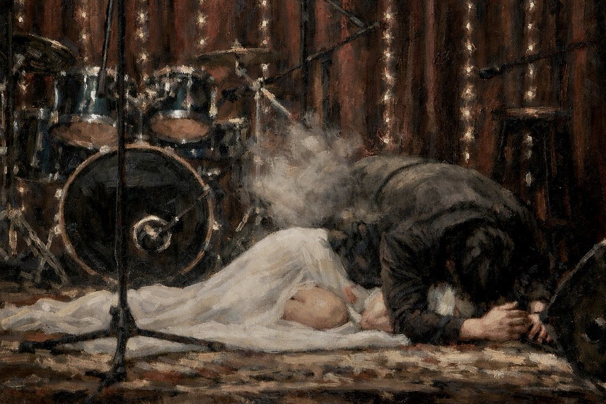 EN_A22's tweet image. A Painting Titled: He Is Her Shield