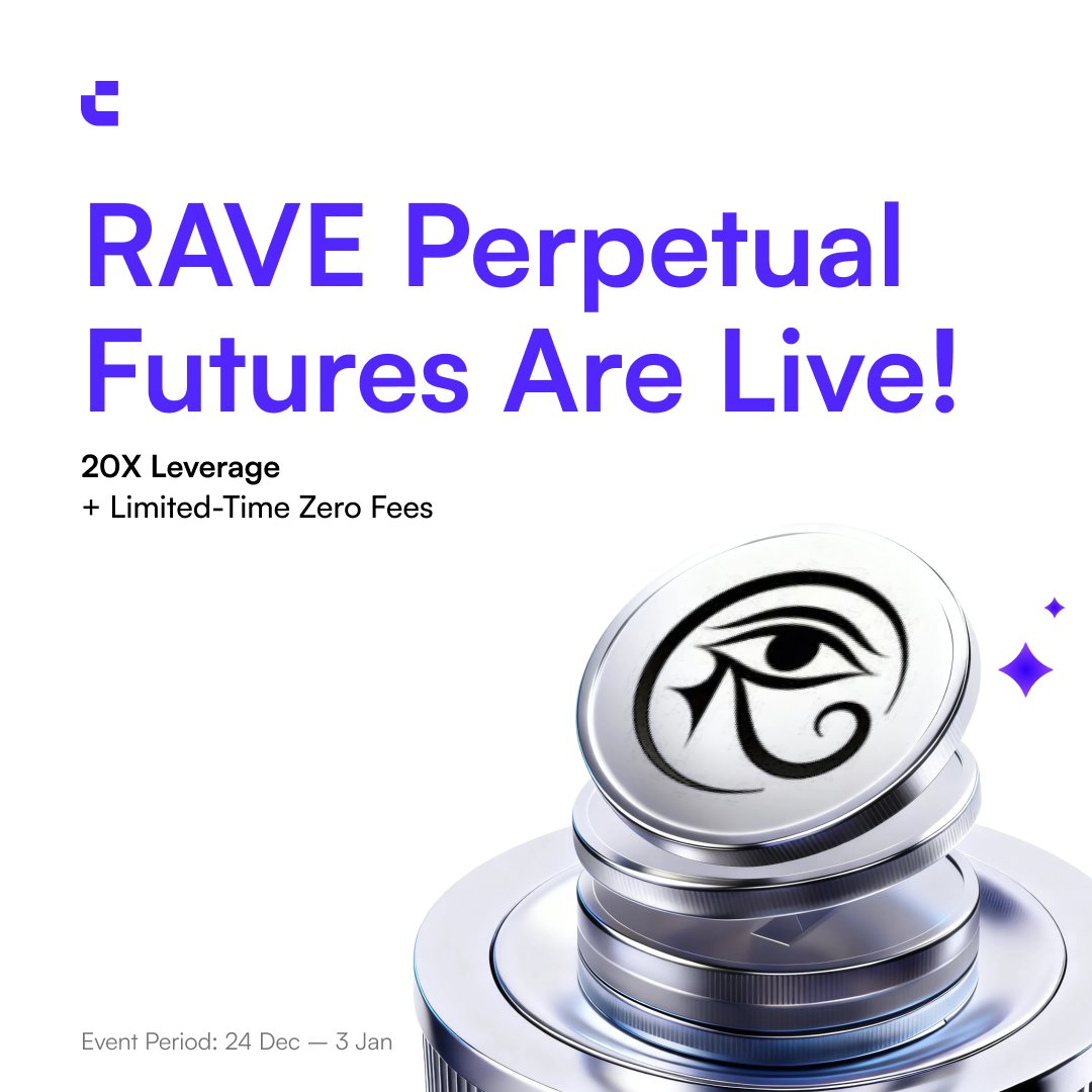 Why pay fees when you can trade FREE?
 RAVE Futures = 10 days zero fees 🚀coinw.com/help-center/an…