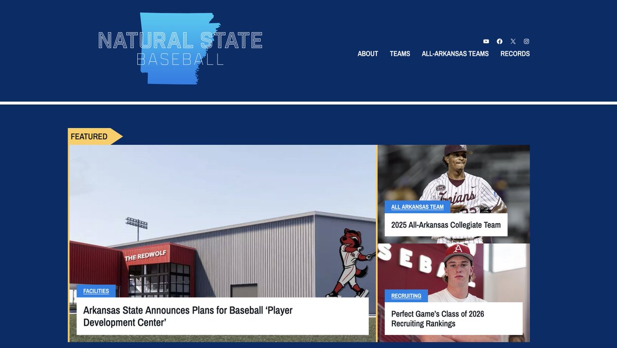 NaturalStBase's tweet image. New website! Check out the all new NSB: 

nstbaseball.com

Let us know if there's something you'd like to see from NSB.