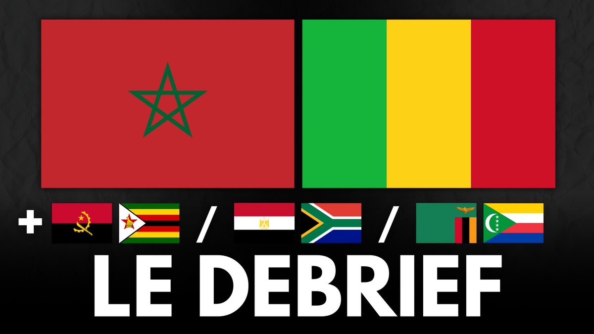 C'est parti pour le débrief des matchs du jour + preview de la journée de demain 👀

🔗🔴youtube.com/live/8S9oc-EZM…
🔗🟣twitch.tv/boxtobox7

🗣️ <a href="/enzopailot/">Enzo Pailot</a> / <a href="/sacha_ory_/">sacha_ory_</a> / <a href="/This_1029/">Mathis Arbona</a>

#CAN2025 #MARMLI #EGYRSA #ANGZIM #ZAMCOM