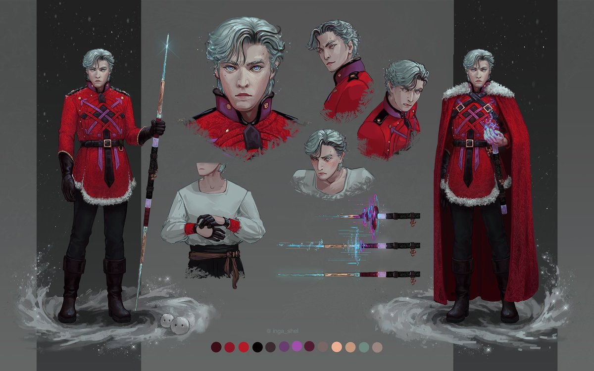 inga_shel's tweet photo. A redraw of my old character inspired by Santa and St. Nicholas https://t.co/r7VmSTzwjt