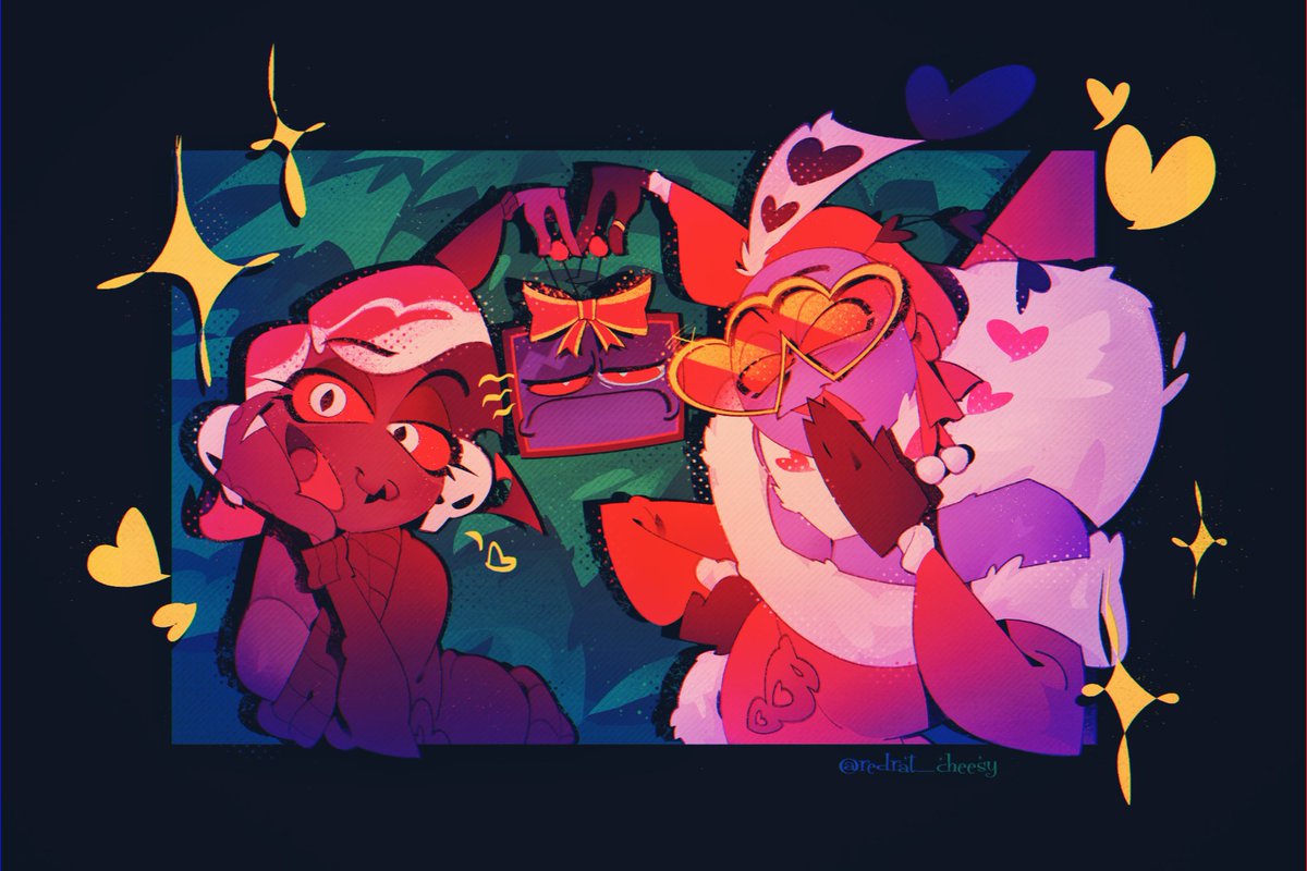 Merry Christmas!! 🌟🎄💕

#HazbinHotel #HazbinHotelVox #HazbinhotelValentino #HazbinHotelVelvette
#TheVees